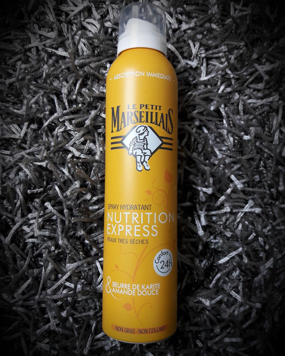 CathouFrycz's tweet photo. Spray Express pour le corps au Beurre de Karité et Amande Douce. Gain de temps, simple d'utilisation, pratique, efficace, l'hydratation est bien là et l'odeur est très agréable. Il est parfaitement adapté à mon type de vie
#Test #LePetitMarseillais #SprayHydratant #SprayExpress https://t.co/dSNJqZcvKT