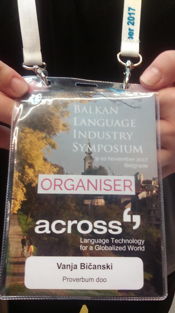 UPPSSATC's tweet photo. @Across_Systems thank you for sponsoring our name tags here at #BLIS. Next time we expect you in person ;) https://t.co/dIw0Pz3ArJ