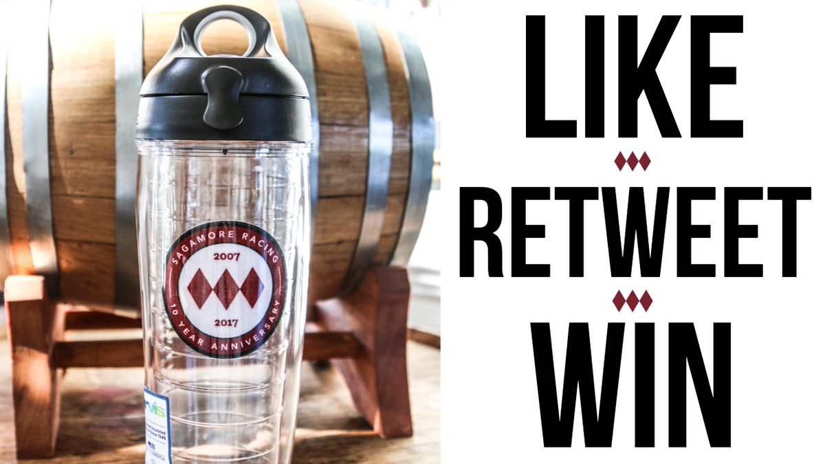 SagamoreRacing's tweet photo. LIKE &amp; RETWEET for a chance to WIN the limited edition 10 Year Anniversary Tervis Tumbler! Also available for purchase: https://t.co/DA7HJnNeqa! Winner will be announced Friday 11/10. https://t.co/S9rtrbxyl9