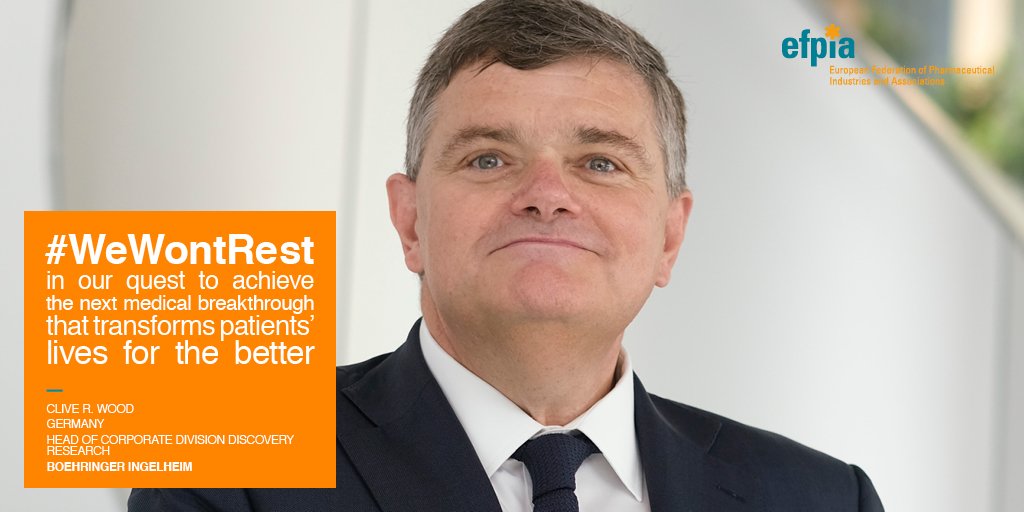 #WeWontRest in our quest to achieve the next medical breakthrough that transforms #patients' lives for the better <a href="/Boehringer/">Boehringer Ingelheim</a> bit.ly/2hW6IqH