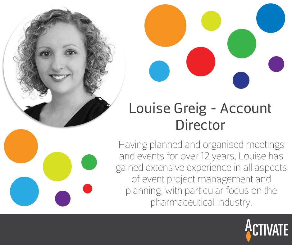 Activate_Events's tweet photo. Meet Louise Greig our Account Director! #activateyourevents #eventprofs https://t.co/FeD3X6k2I6