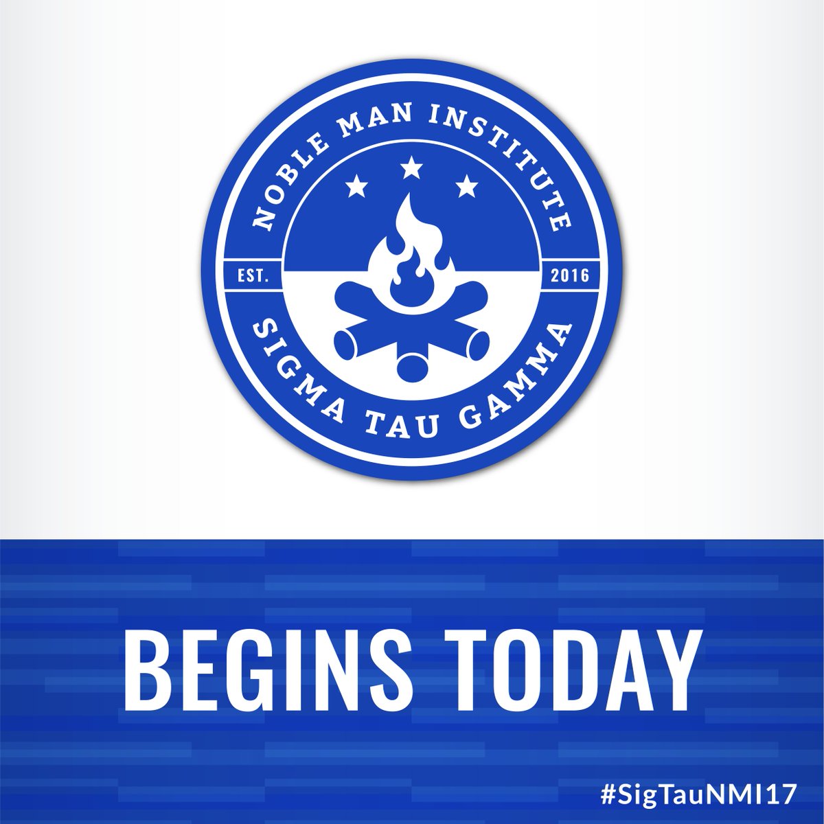 SigmaTauGamma's tweet photo. NOBLE MAN INSTITUTE
Today is the day. We look forward to seeing all the attendees as the 2017 Noble Man Institute begins. #SigTauNMI2017 https://t.co/cI8ZMAZXHL