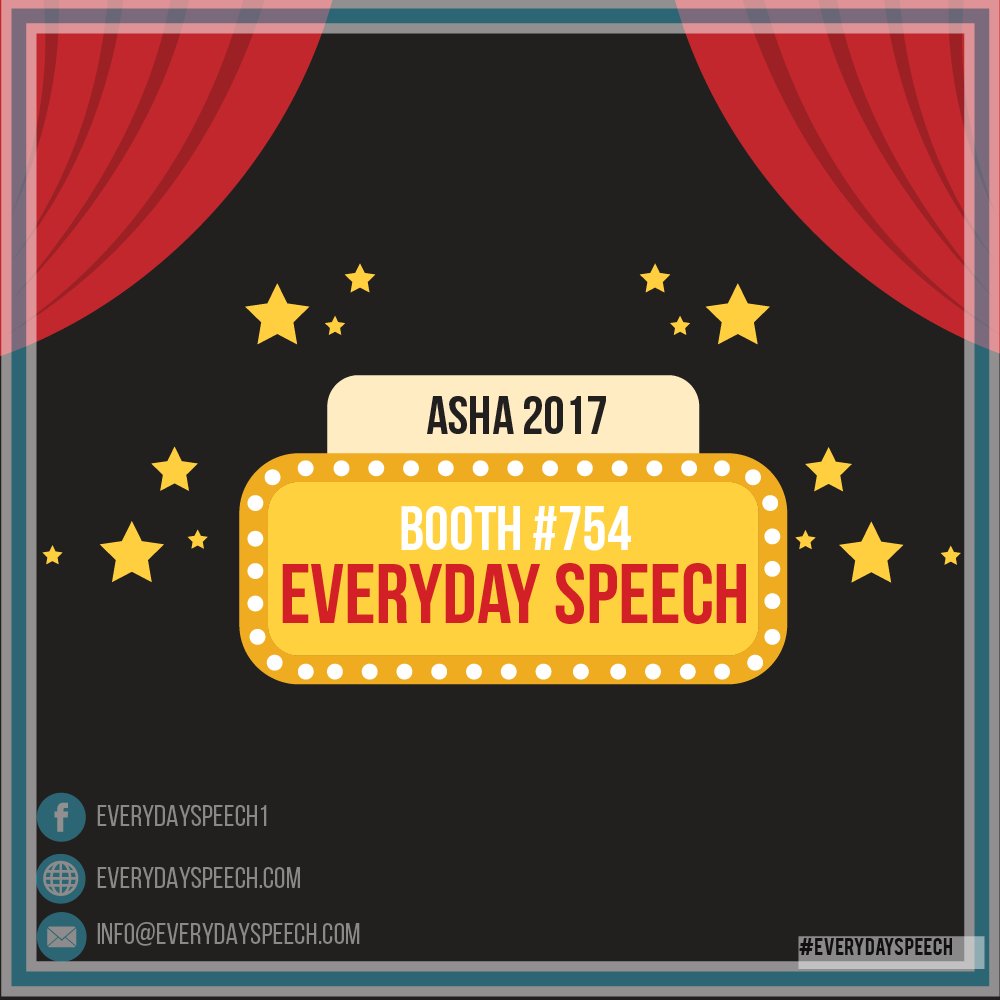 EverydaySpeech's tweet photo. See you all in the City of Angels for #ASHA2017! Come say hi at booth #754! #EverydaySpeech! wespeechies #slpeeps #socialskills #sped https://t.co/hvu5bGxLUe