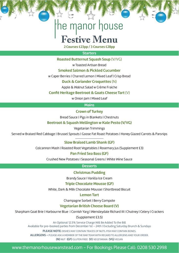 Planning your Christmas Party for your Family or Business?
MH is taking bookings for the December Festive period.
10% off Set Menu food Mondays to Wednesdays
<a href="/LondonE11/">London E11</a> <a href="/LDN_E11/">London E11</a> <a href="/StowBrothers/">Stow Brothers</a> <a href="/wavidi/">Wanstead Village Directory</a> <a href="/WansteadBusines/">Wanstead Business</a> <a href="/wanstead_food/">Wanstead Food</a> <a href="/lovewanstead/">love wanstead</a> <a href="/ShopEatWanstead/">Wanstead Village</a> <a href="/wwrecorder/">Wanstead & Woodford</a>
