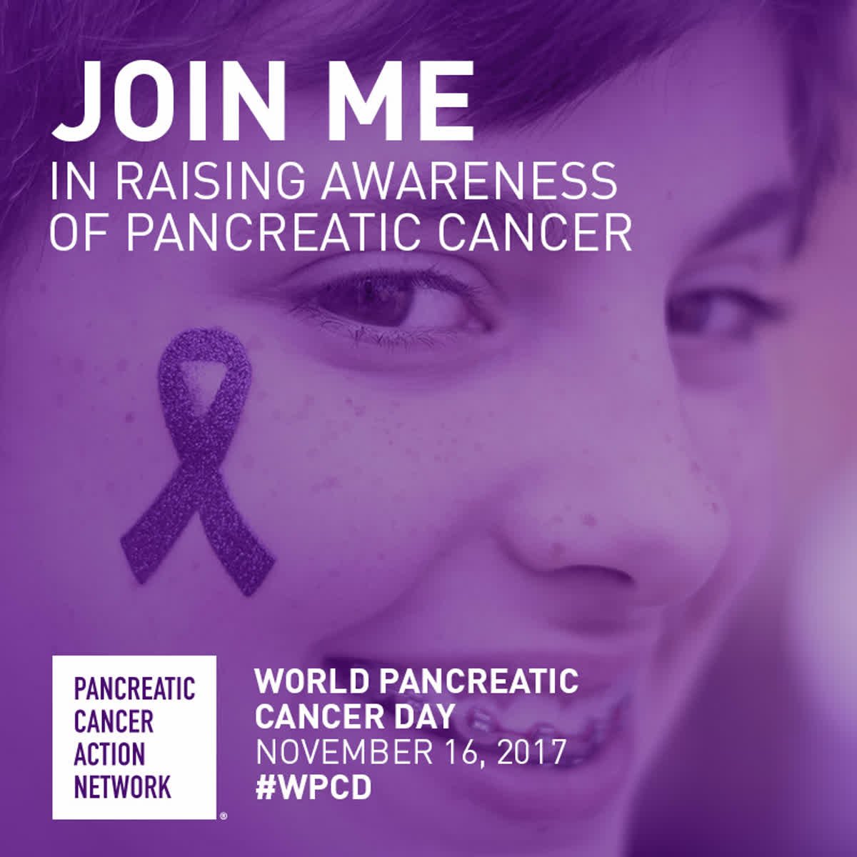 PanCANNewHamp's tweet photo. We're ONE WEEK away from #WPCD! Make the world #PANCaware by wearing purple on Nov 16! Tag us in your pix using @pancan &amp; #WPCD! https://t.co/PxiJTgTVq5