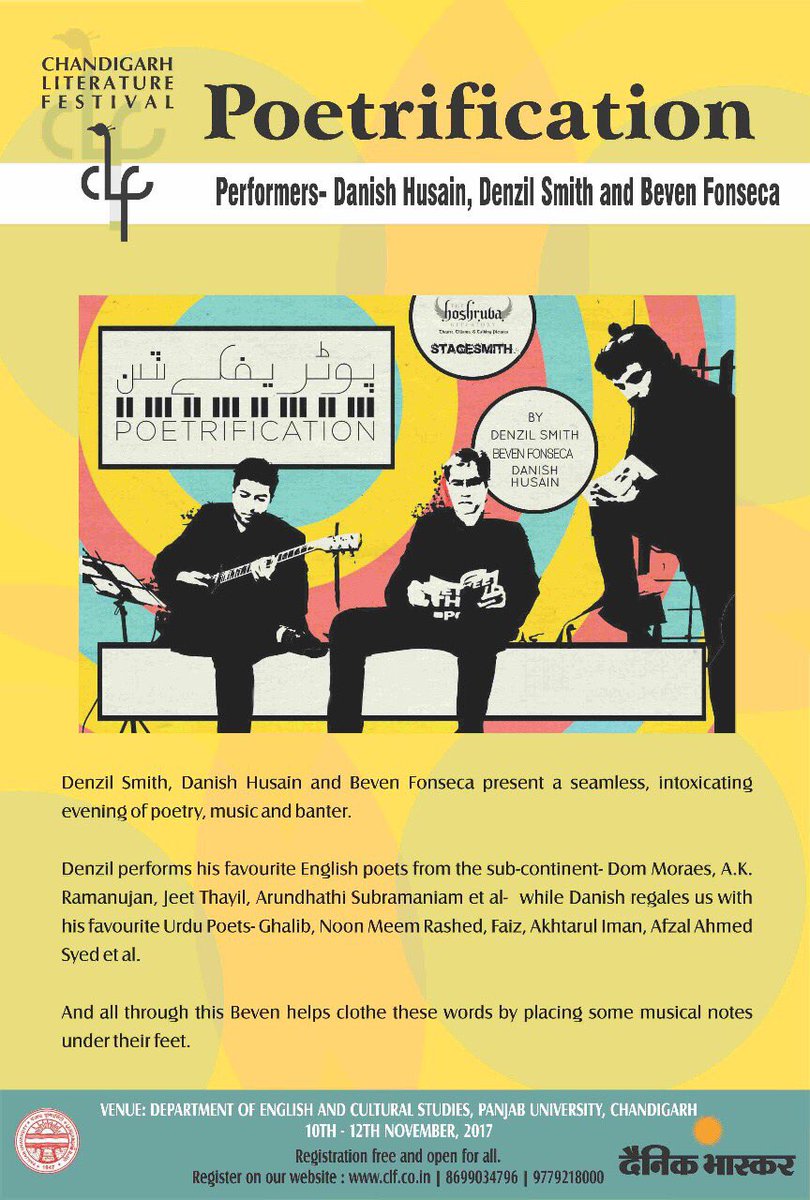TheHoshrubaRep's tweet photo. Ladies & gentlemen join us for the @Qissebaazi & the @poetry_hoshruba #Chandigarh premiere at the #CLF2017 https://t.co/LdWwliJrvA