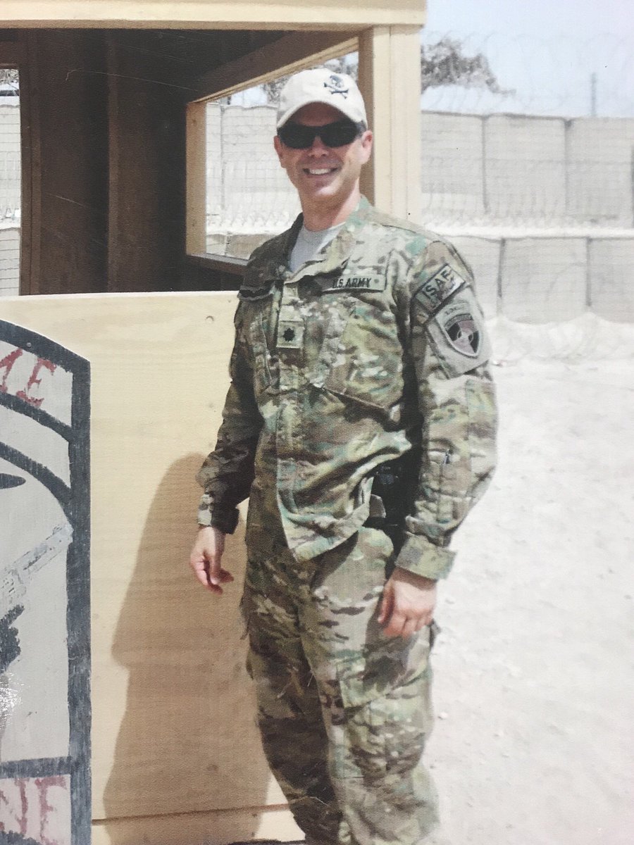 Lt. Colonel Blankenship, husband of Mary Blankenship, LHES #WCPSShonorsVETS