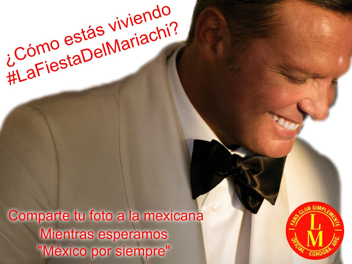 SimplementeLM's tweet photo. RT Hoy en #JuevesDeLaBandaDelRojo te invitamos a subir tu foto para que nos muestres cómo estás viviendo #LaFiestaDelMariachi Dale animate!! @LMXLM @WarnerMusicArg https://t.co/1zTB5GarwK