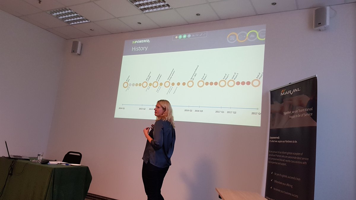 MarvalSoftware's tweet photo. #MarvalPartners presenting their stories of local and regional success at #MPOWERED17. #TeamMarval https://t.co/DnSzM0uoLO
