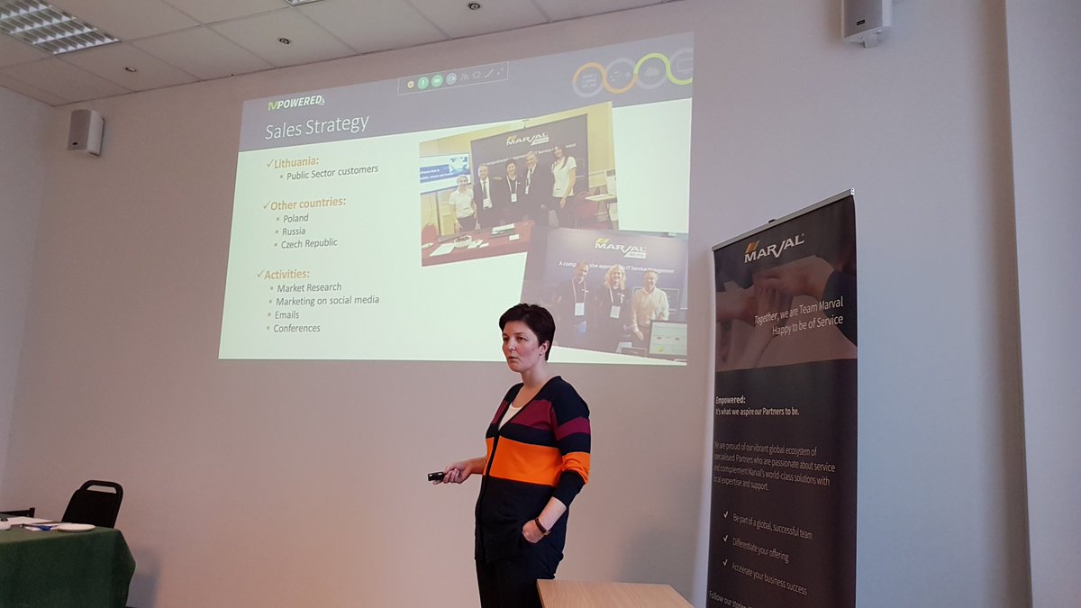 MarvalSoftware's tweet photo. #MarvalPartners presenting their stories of local and regional success at #MPOWERED17. #TeamMarval https://t.co/DnSzM0uoLO