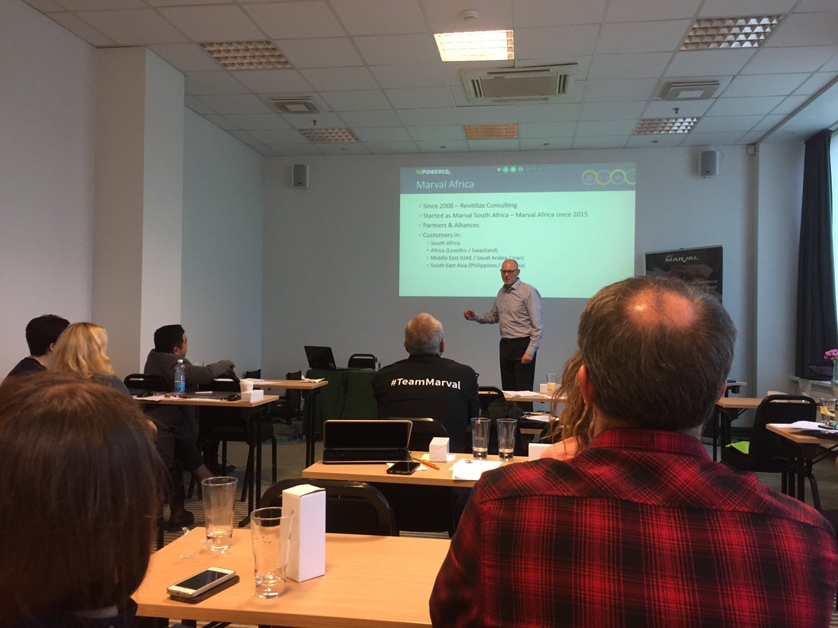 MarvalSoftware's tweet photo. #MarvalPartners presenting their stories of local and regional success at #MPOWERED17. #TeamMarval https://t.co/DnSzM0uoLO