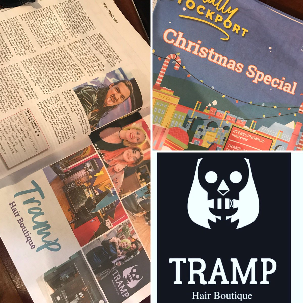 TRAMP_boutique's tweet photo. 💥Hot off the Press💥 Thanks so much to @totallysk for a badass write up👊🏼💣 get yourself a copy fantastic magazine for what going down in Stockport @JulianWadden #tramphairboitique #badasshairday #badassblowdrys #sessionstylists https://t.co/v6qB3xiLo2
