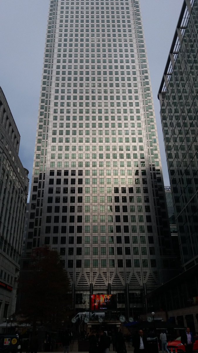 Soon be time for my interview at one canada tower in canary wharf #visualizeyourfuture