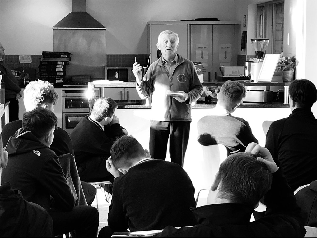 Br Andrew gives his testimony to the #TY students from Pres Bray on our <a href="/AlphaYouthIre/">Alpha-Youth Ireland</a> retreat day here in Glasthule