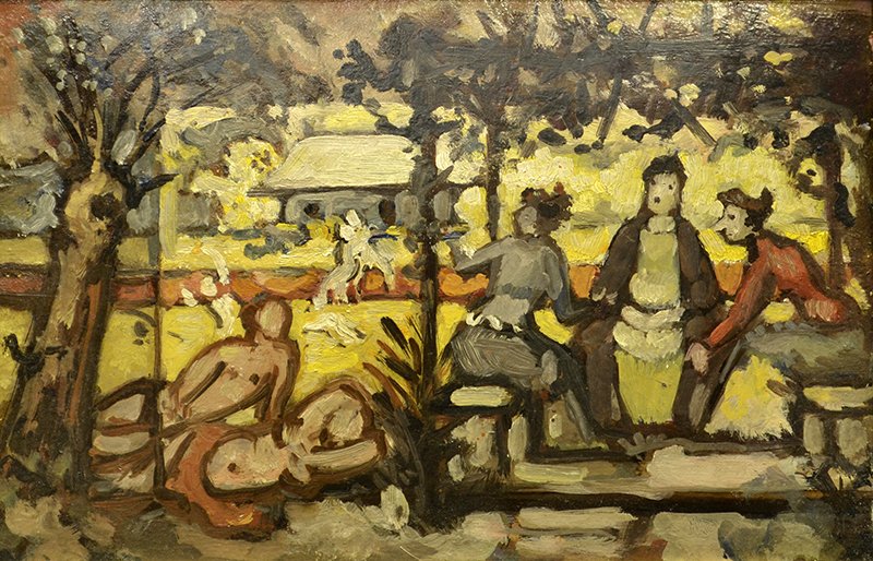 juanvasco31's tweet photo. #HORACIOBUTLER "Día de descanso" Esc. #Argentina (1897-1983) #Óleo /cartón 22x33cm. #Pinturas #Subasta N1 #martinsarachagasubastas #auction #auctionhouse #pinturaargentina #argentinepainter #argentinianpainting #artnews #noticiasdelarte #argentina #art #arte https://t.co/xhXtYymYhO