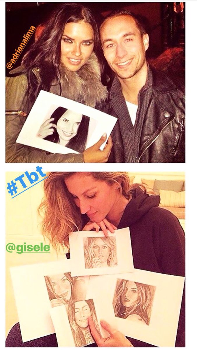 instagram.com/serdomania 
En güzel #tbt <a href="/AdrianaLima/">Adriana Lima</a> <a href="/giseleofficial/">Gisele Bündchen</a> #adrianalima #gisel bundchen #serdomania #serdenandic #art #drawing