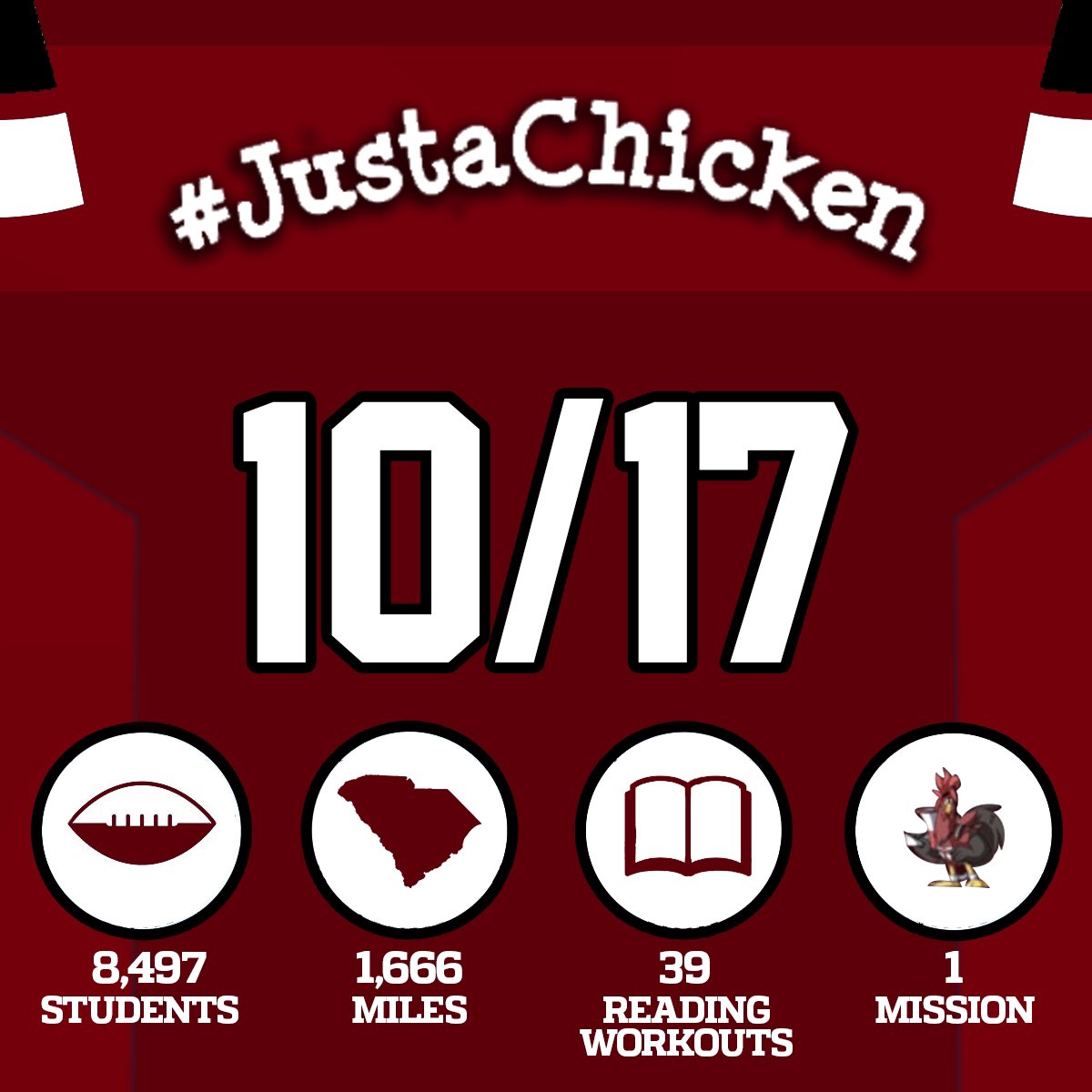 AthleteArtist_'s tweet photo. Only a few months left in the year and #Justachicken authors are just getting started with their #readingworkouts #authorvisits #commited to getting #southcarolina students to #reading https://t.co/BwnvCmlbmk