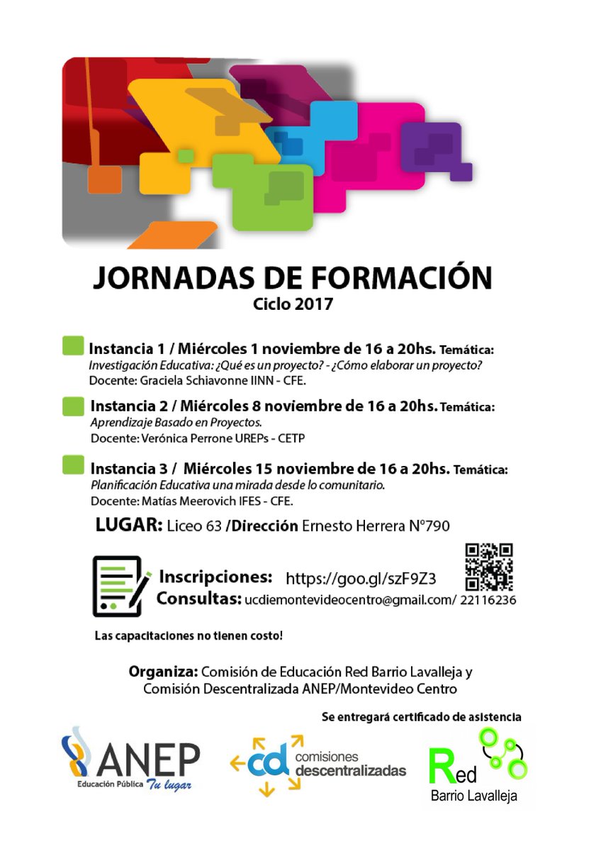 AnepDsie's tweet photo. Planificación Educativa, una mirada desde lo comunitario. Próxima: 15 de noviembre, tercer encuentro. https://t.co/wzMQzgfIag