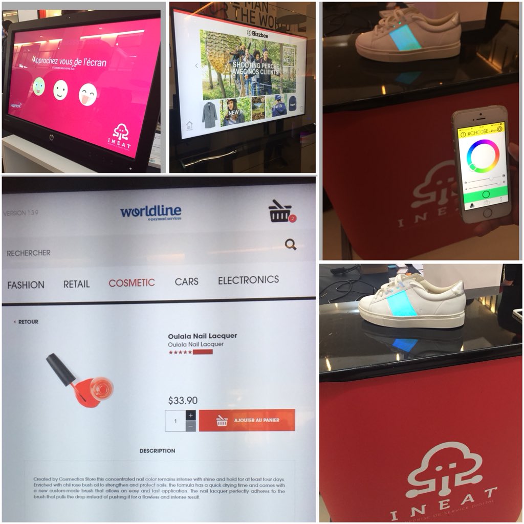 rsalem's tweet photo. News #tech4retail @INEATgroup #satisfactionclient @etam_france et #chaussuresconnectées @Atos avec la plateforme Ecommerce #retail https://t.co/3kmCmayXAM