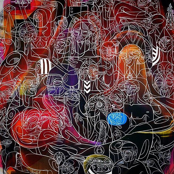 combineed's tweet photo. #DozeGreen, work in progress, 2017
#contemporaryurbanart #contemporarypainting #urbanlegend https://t.co/QWoX44lFND