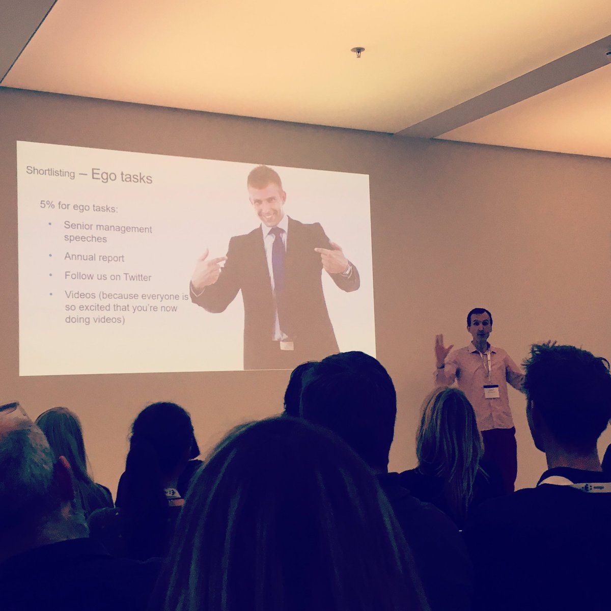 nanouvanderelst's tweet photo. Gottolovehim! #gerrymcgovern #cmw17 #toptasks #tinytasks #egotasks https://t.co/yvl0naRnls