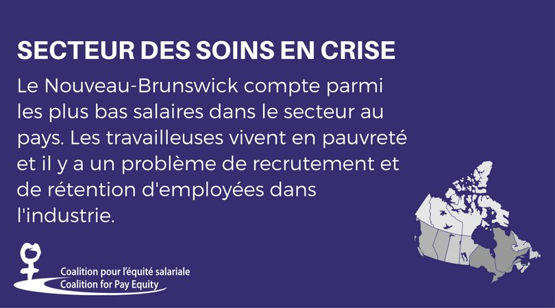 equiteNBequity's tweet photo. Dites au gov d’investir dans le salaire des travailleuses dans prochain budget provincial avant le 17 nov: wwwfin@gnb.ca #EquiteSalarialeNB https://t.co/qvufFZoSFe