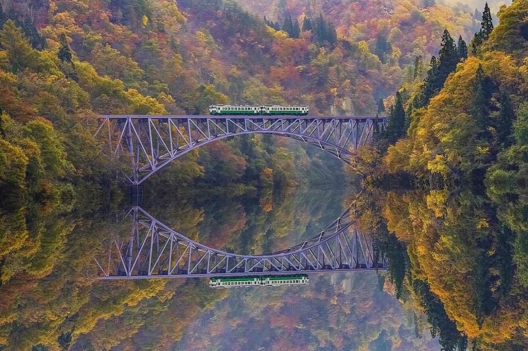 TRIPROUD's tweet photo. #cityspride よりピックアップ♪
紅葉、鉄橋、列車、リフレクションが素晴らしい福島県『第一橋梁』
https://t.co/Kd9dHmV3OA
[Photo]
https://t.co/cLsdWACsNU

#福島
#リフレクション
#reflectiondelic 
#写真好きな人と繋がりがたい https://t.co/XU2KxRwyVr