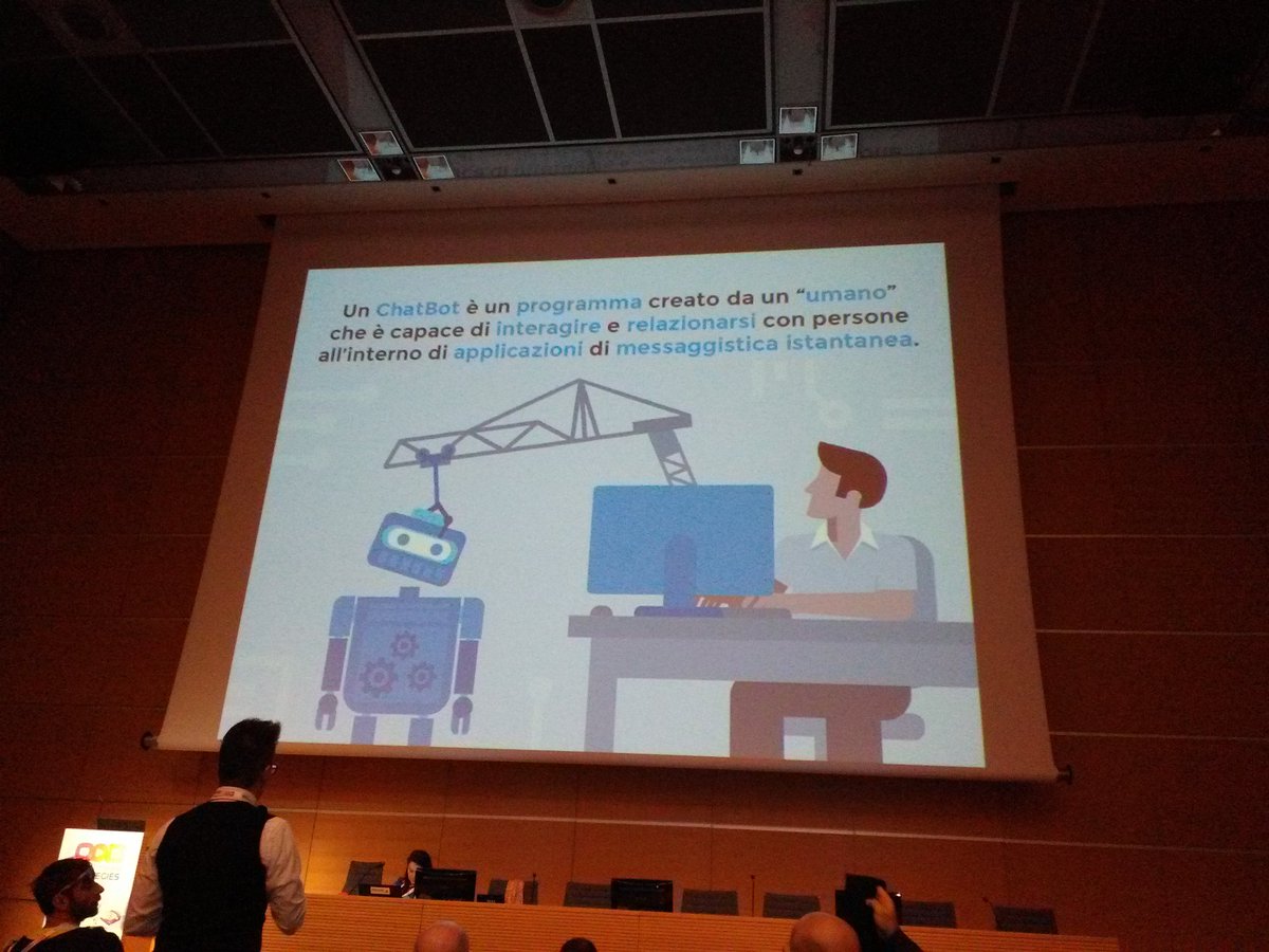 RominaMattoni's tweet photo. Ogni mese ci sono 2 miliardi di messaggi da persone e #chatbot ed è proprio il caso di capire cosa sono e come utilizzarli! A #SMStrategies lo facciamo con @JuliusDesign ! https://t.co/c1ZTn4teTr