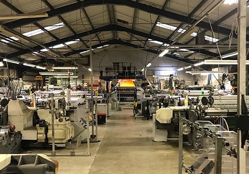 MWorldwideLDN's tweet photo. Mill tour in @ButeFabricsLtd where new fabrics are being designed and made #weaving #scotland #millvisit #isleofbute #textiles #creativeprocess https://t.co/fBxpWPzdaU