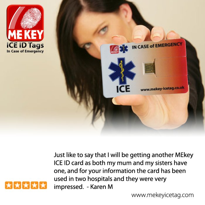 Thinking about buying a MEkey ICE ID Card? Read a recent review of the product.... Available at: mekeyicetag.com/id-cards-keyri… #emergencyid