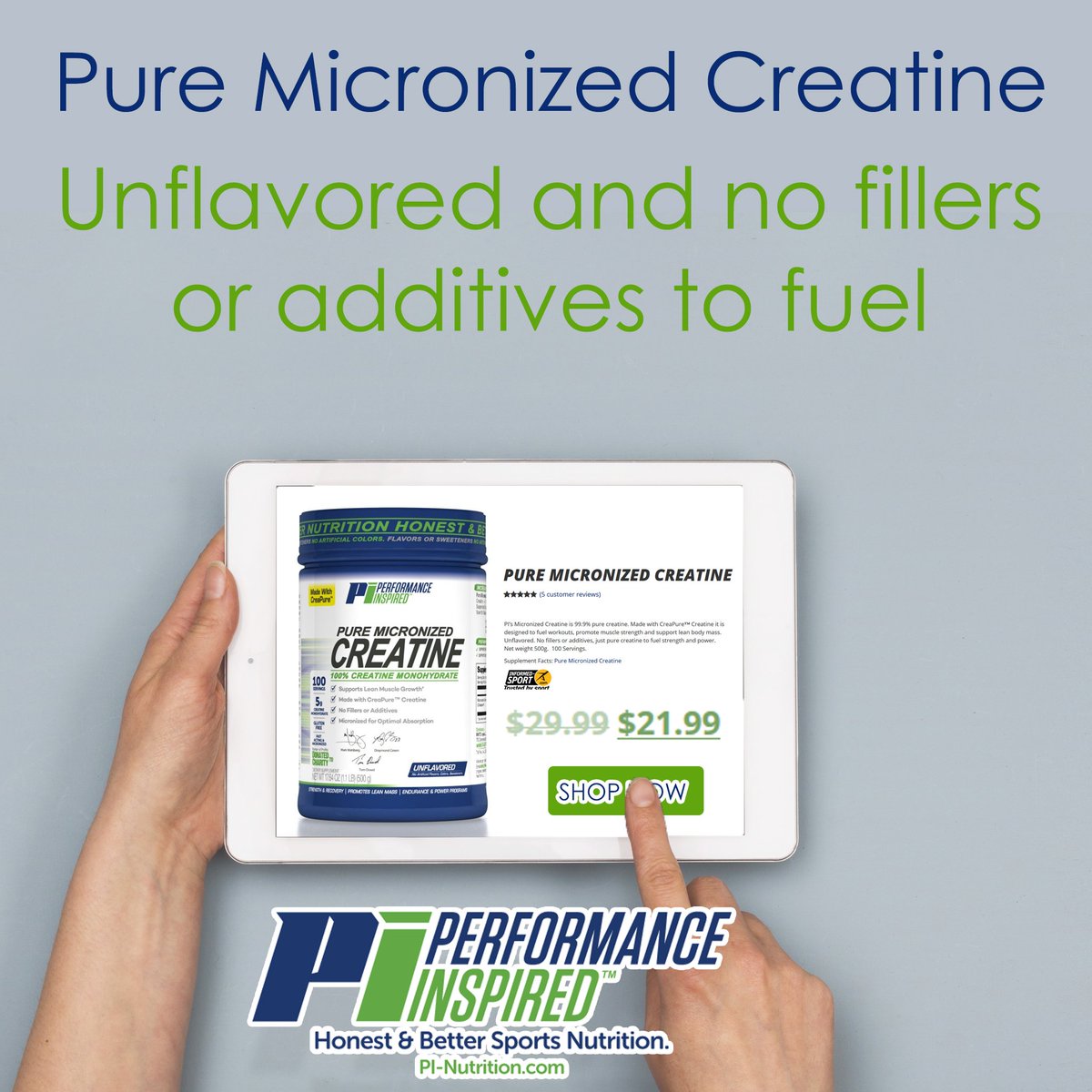 PerformInspired's tweet photo. Do you need extra fuel for your workouts? Try using the power of Pure Micronized #Creatine. Order yours today and feel the difference in tomorrow's workout!
https://t.co/tUp3OxuFzSโฆ/protein/pure-micronized-creatine/
#pure #Micronized #hyvee #marketbasket #mejier #wld https://t.co/wRyDBljTlU
