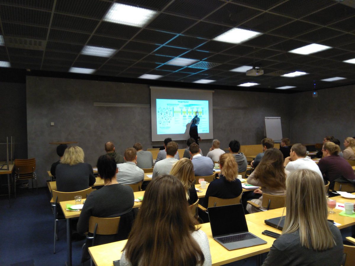 miia_ramo's tweet photo. We're glad to have @metropolia students visiting us @ibmfinland 🤗 #analytics #cognitive https://t.co/lCpVkFNuii
