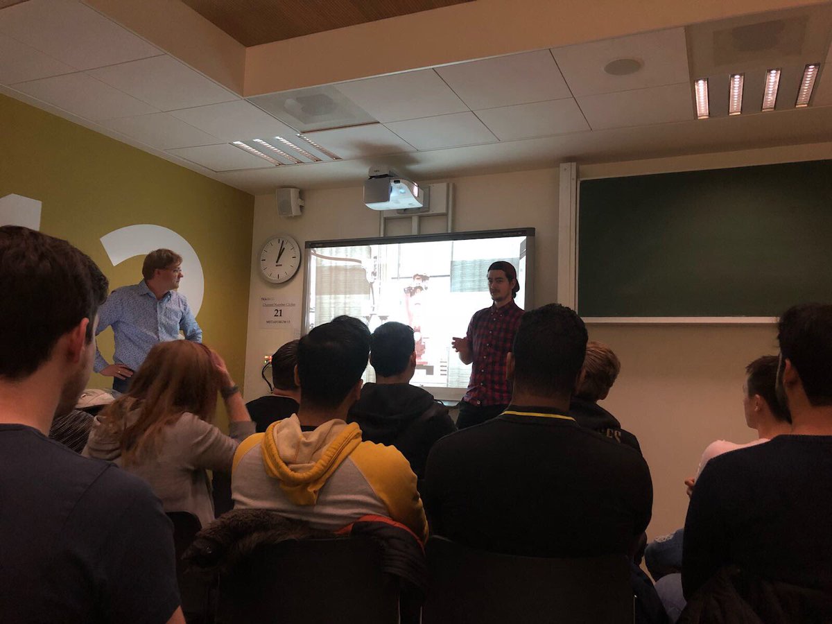 GINCADesign's tweet photo. Team GINCA attending a really intriguing lecture on Additive Manufacturing of Concrete at Metaforum TU/e! #3Dprinting #AdditiveManufacturing https://t.co/2YNcW8Mqg9