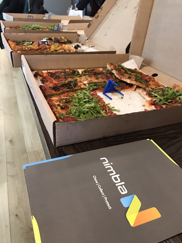 nimbla's tweet photo. #wework Moorgate come join us on the 7th floor for pizza! Here till 2.30pm :) #weworkmoorgate https://t.co/OGo0LN0Ylz