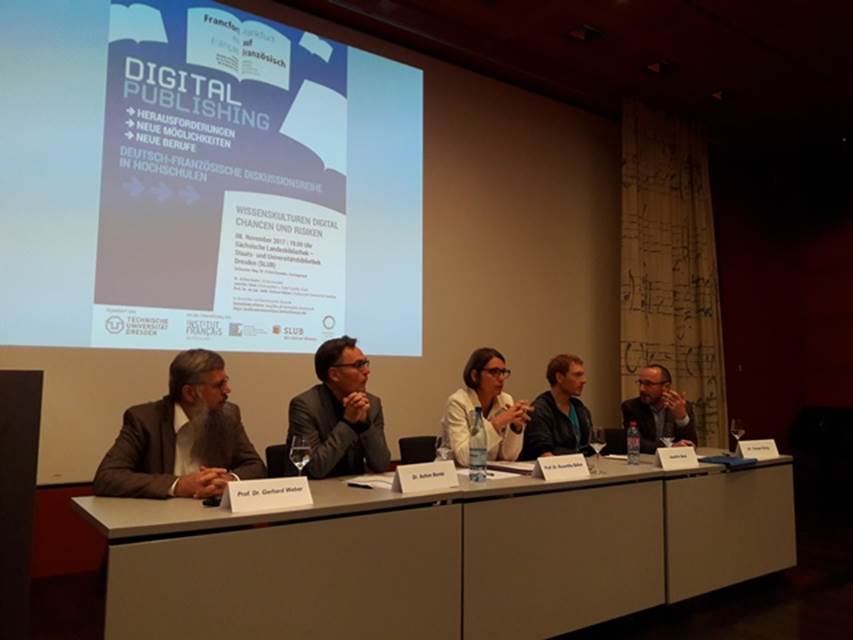 IF Deutschland (@if_deutschland) on Twitter photo #Gesternabend in der <a href="/SLUBdresden/">SLUB Dresden</a> fand eine Podiumdiskussion über Chancen & Risiken des Digital Publishing vor einem interessierten Publikum statt. Im Rahmen von <a href="/FraFra2017/">Francfort 2017</a> organisiert von <a href="/tudresden_de/">TU Dresden</a> und mit der Unterstützung von <a href="/if_deutschland/">IF Deutschland</a> <a href="/DFHUFA/">DFH-UFA</a> & <a href="/DRESDEN_concept/">DRESDEN-concept</a> #Gesternabend in der <a href="/SLUBdresden/">SLUB Dresden</a> fand eine Podiumdiskussion über Chancen & Risiken des Digital Publishing vor einem interessierten Publikum statt. Im Rahmen von <a href="/FraFra2017/">Francfort 2017</a> organisiert von <a href="/tudresden_de/">TU Dresden</a> und mit der Unterstützung von <a href="/if_deutschland/">IF Deutschland</a> <a href="/DFHUFA/">DFH-UFA</a> & <a href="/DRESDEN_concept/">DRESDEN-concept</a>