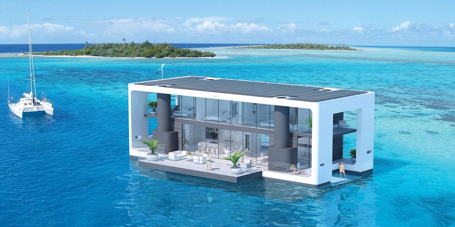 BusinessInsider's tweet photo. These $2 million floating homes will be able to withstand Category 4 hurricanes https://t.co/hahf7ypGQZ https://t.co/6s5pPY5cmN