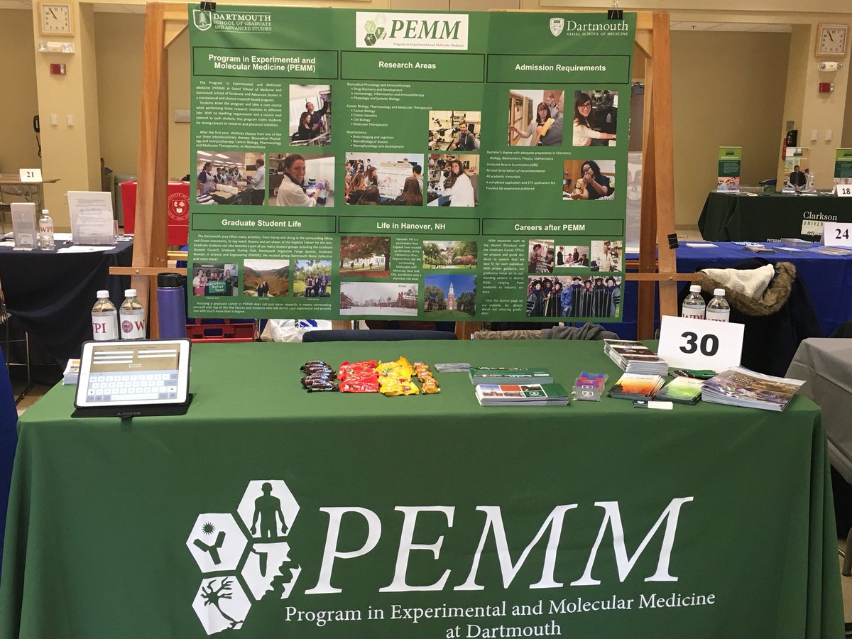 PEMMatDartmouth's tweet photo. Recruiting and showing off what PEMM is about @WPI. Come by and say hello if you can! Special guest of the visit: Sidney Nguyen! Whooo! #PEMM #DartGRAD #GRADRecruit17 https://t.co/E5TbCW8WMf