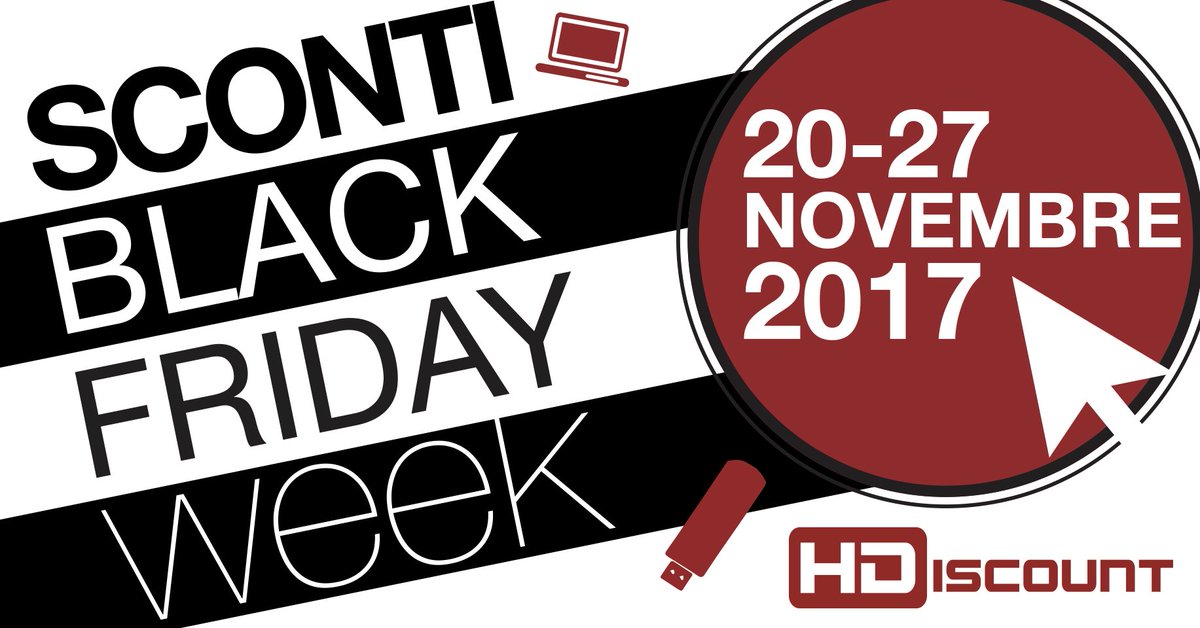 HDiscountHW's tweet photo. MANCA POCHISSIMO: dal 20 al 27 novembre sintonizzatevi su https://t.co/svGZaTKYlQ!
Vi attendono SCONTI su tutto il catalogo: informatica, elettrodomestici, telefonia, audio &amp; video e molto atro! https://t.co/yCJu50EYhE