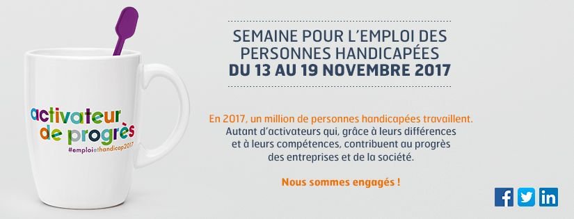 Agefiph_'s tweet photo. #SEEPH2017 : rendez-vous dès lundi dans toute la France pour lancer les festivités ! #emploiethandicap2017 https://t.co/LTE6nasaWp