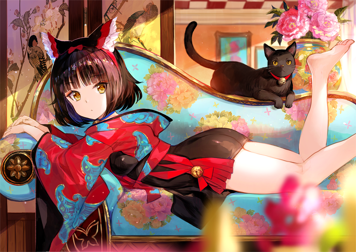 fuzichoco's tweet photo. 猫が2匹 https://t.co/g4jno21cUa