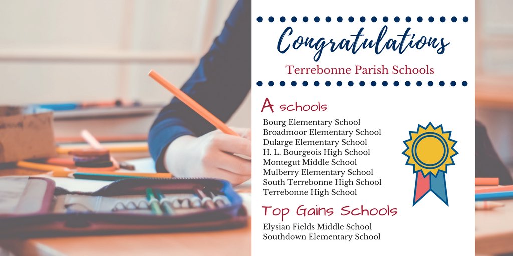 OrgeronBubba's tweet photo. “Top Gains” and “A” schools of TPSD - great work!  Let’s keep moving! https://t.co/IGiY8FjnK8