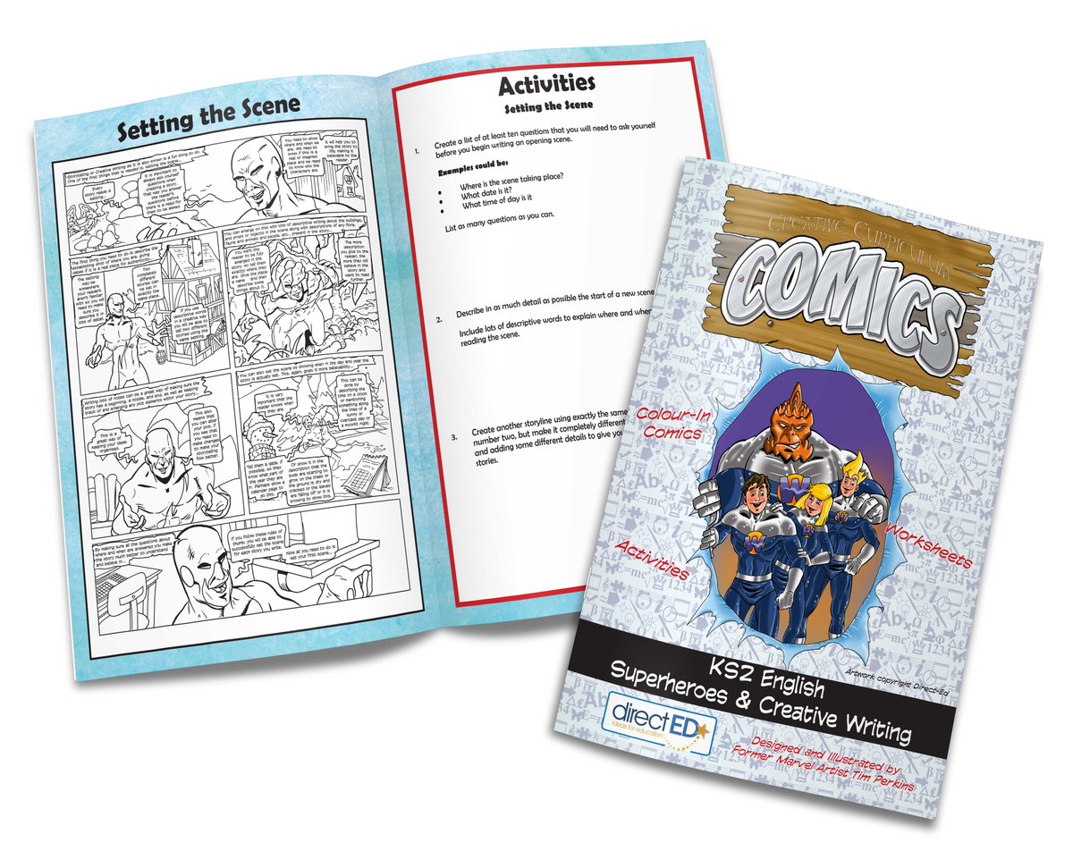 CurriculumComic's tweet photo. Calling all parents and teachers! Want your kids to learn creatively? Try using our curriculum-based activity comics. Get most of the curriculum for a child for just £50 including delivery. https://t.co/AnttH82Muh #learning #comics #school https://t.co/Ib4Ml8J8cq