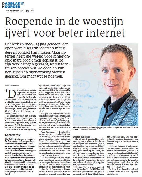 _web11_'s tweet photo. Berco Introduces Web11 to @dvhn_nl! A great piece accredited to @boukenielsen 

For a cleaner read check: https://t.co/xZO3dhUbQQ https://t.co/Ru8ZTHqgIw