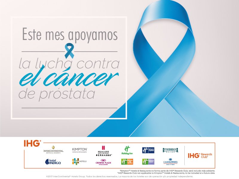 crowneplazasu's tweet photo. En Noviembre, nos unimos en la lucha contra el cáncer de próstata #Noviembreazul https://t.co/Zfu99dlcpI