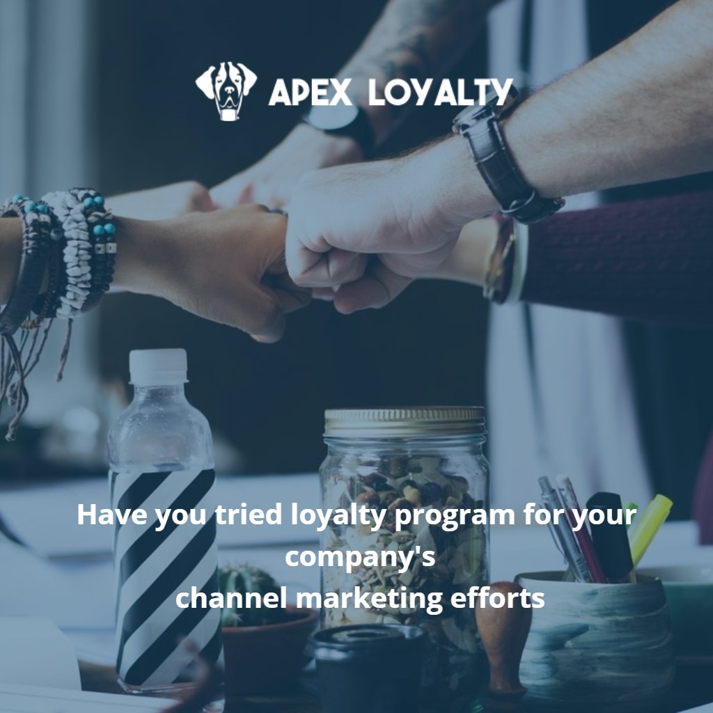Check our first blog about channel marketing through loyalty programs.
apexloyalty.com/what-is-channe…
#channelmarketing #b2bloyalty #heroloyalty