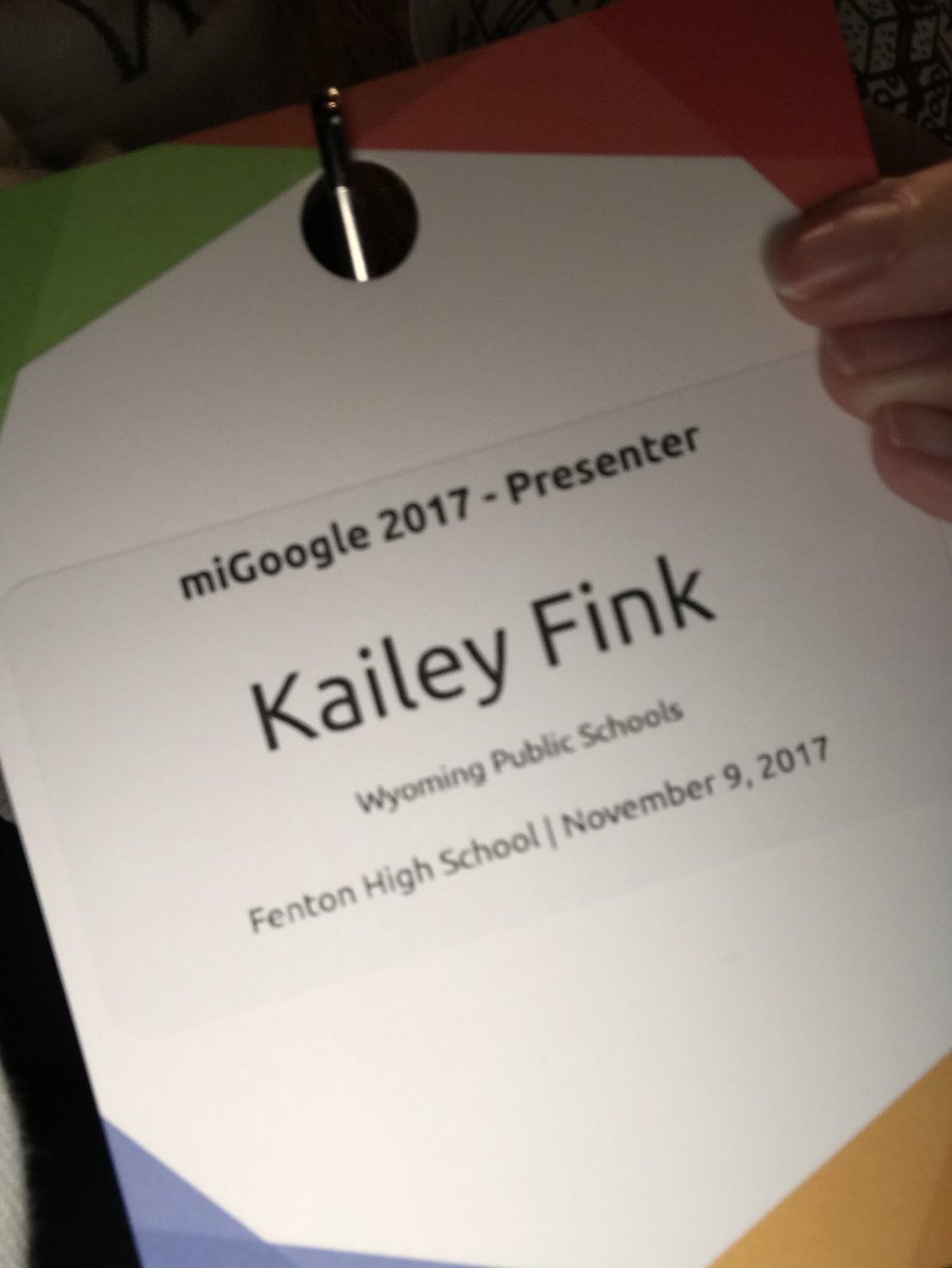 kailey_fink's tweet photo. Presenter this year! Here we go! #steppinitup #miGoogle17 @WolvesWps https://t.co/O6jJpH0ugc