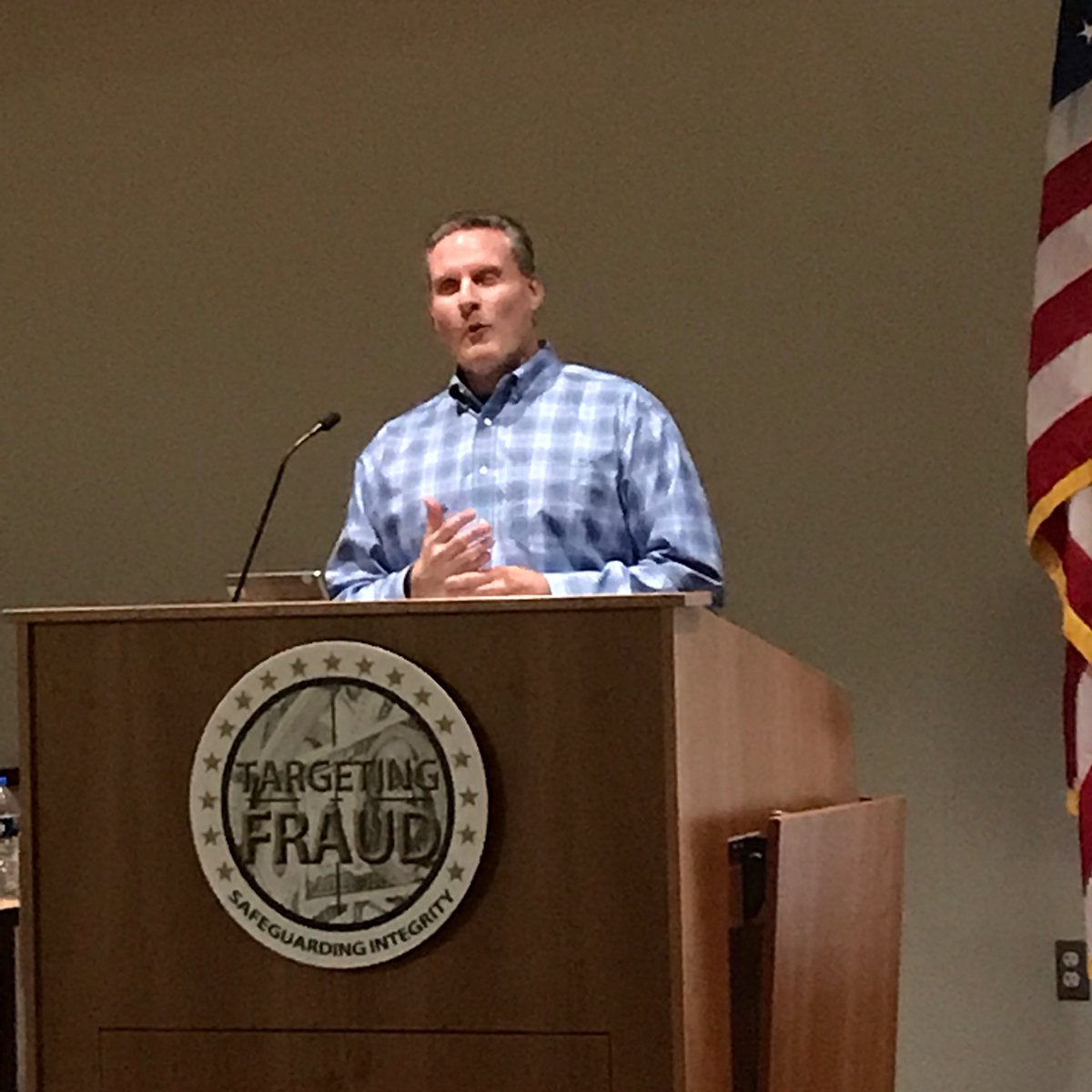 OhioIG's tweet photo. Day 2 starting #targetingfraud2017 with @NOLAOIG Howard Schwartz https://t.co/F2IQrZ1cNp