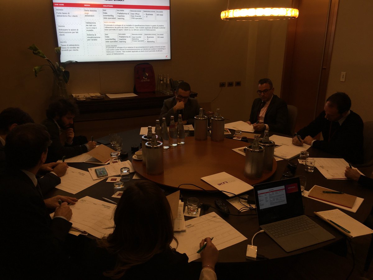 Reply_ITA's tweet photo. Oggi #TechnologyReply guida la #businesstable “From #MachineLearning to Business Value” in programma a #DataVizDay. @IKN_Italy https://t.co/RYk5qQyQKR