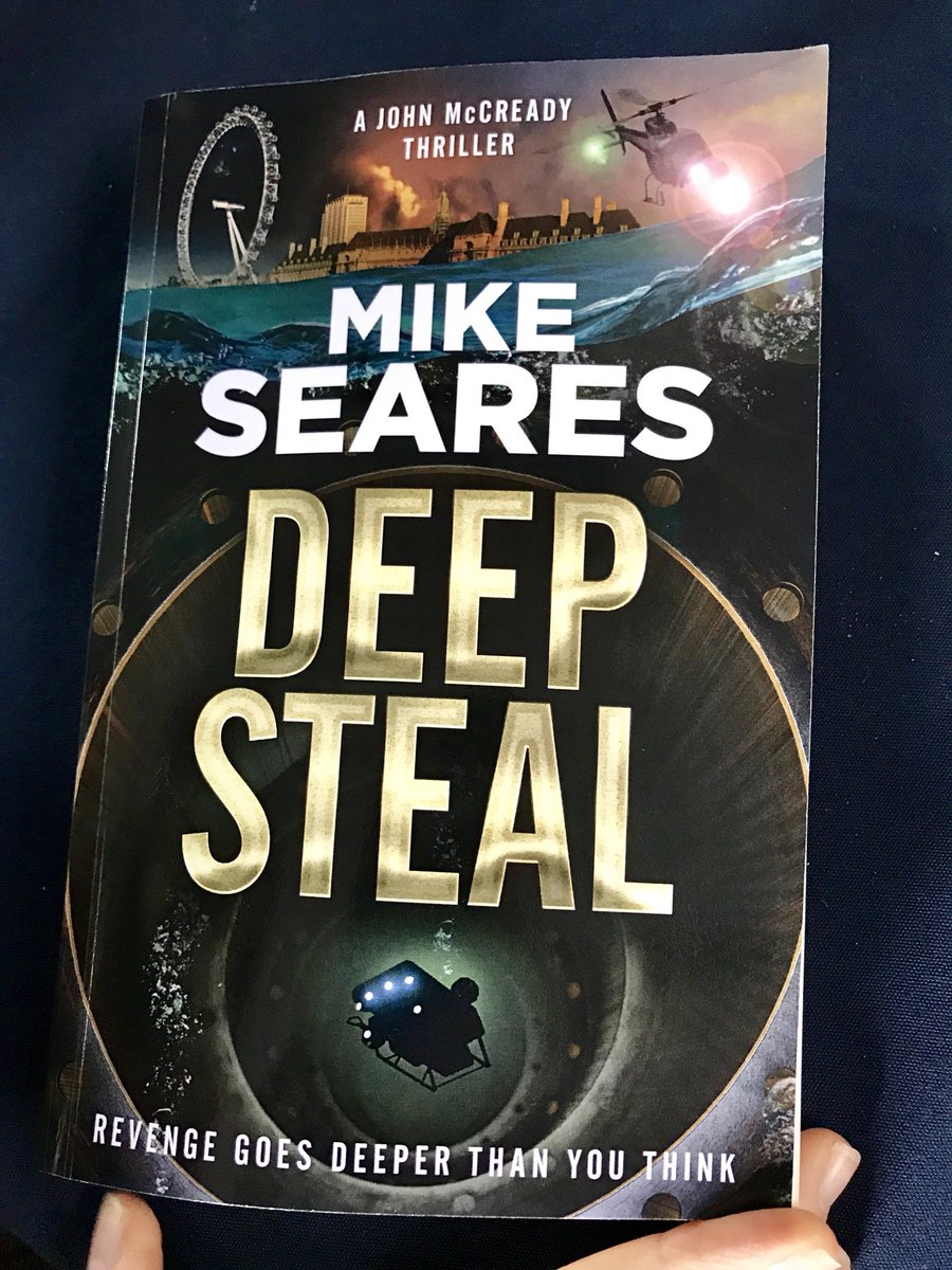 saltwatersteve's tweet image. A plug for #DeepSteal by @mikesearesbooks - in the tradition of Clive Cussler &amp;amp; based on Mike’s real world #Subsea expertise