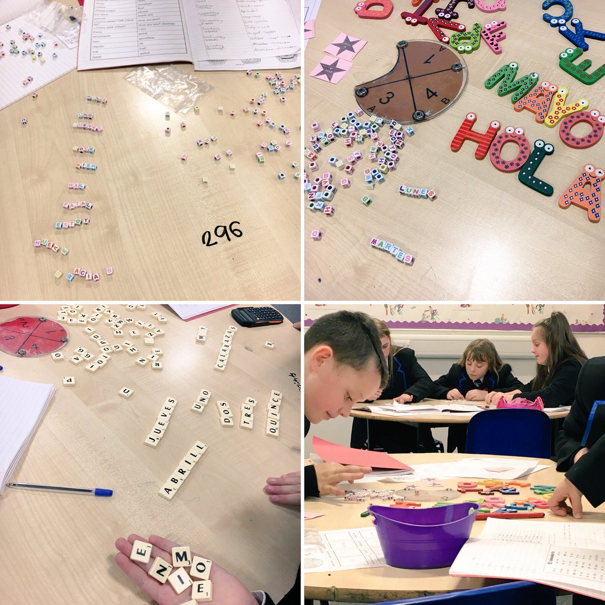 Walbottle_Mfl's tweet photo. Spelling madness with year 7 today @walbottlecampus !!! #spelling #spanish #funlearning #mfl https://t.co/hcMfffaQ6s